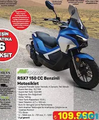 VOLTA REVOLT RSX7150 CC BЕENZİNLİ MOTOSİKLET